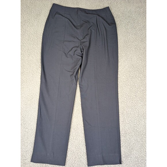Talbots Hollywood Dark Navy Stretch Dress Pants Trousers Straight Leg 12 - Picture 3 of 9
